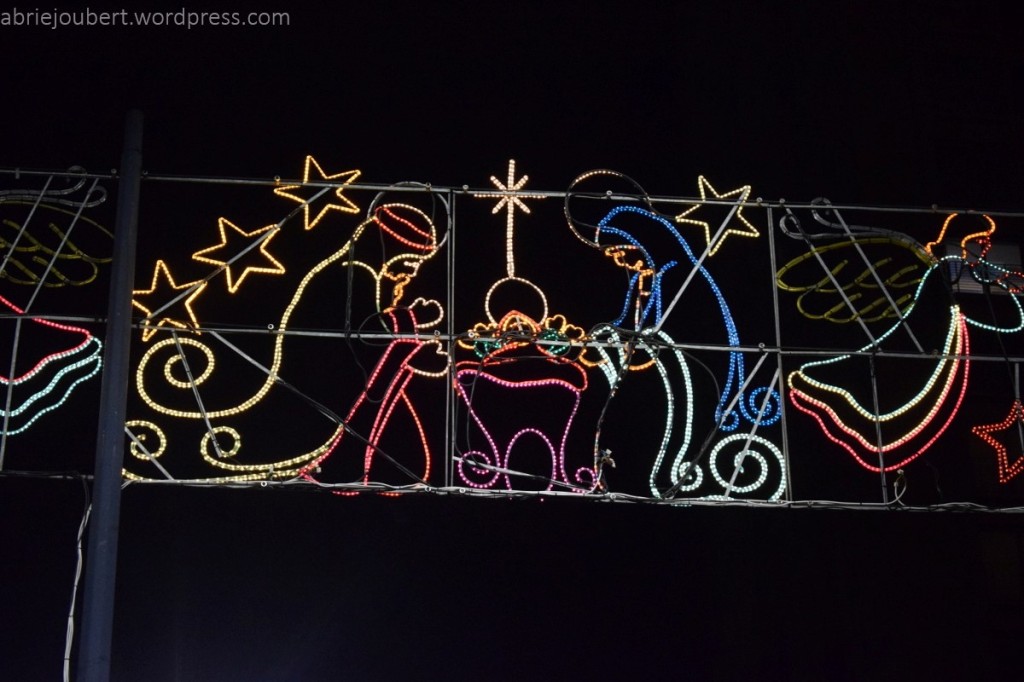 nativity scene adderley cape town lights liggies kaapstad kerstoneel